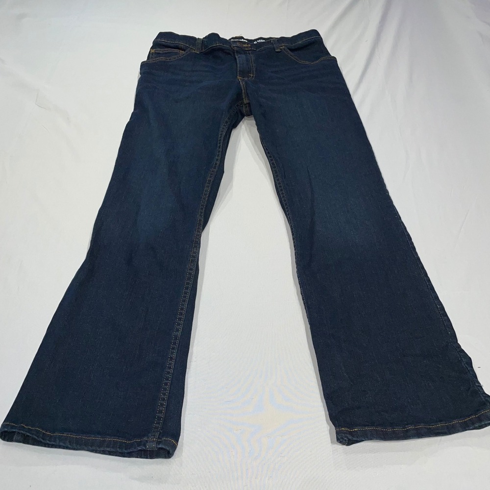 Wrangler Classic Boot Jeans Boys 16 Husky Dark Wash Denim‎ Pants 105WNHWDG